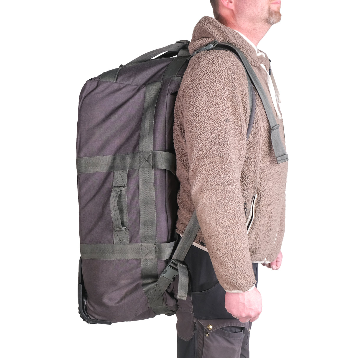 Ulfhednar - UH015 - Sac de voyage 100 litres avec roulettes et bretelles de sac à dos